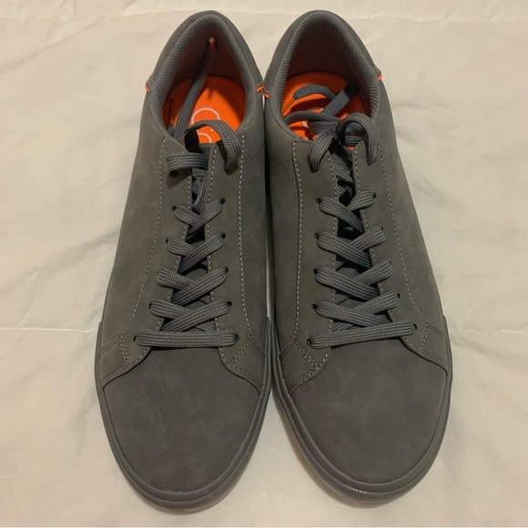 NWT Calvin Klein Reon Sneakers Dark Gray Suede, Size 13 Men’s New, Never worn. - Picture 3 of 8